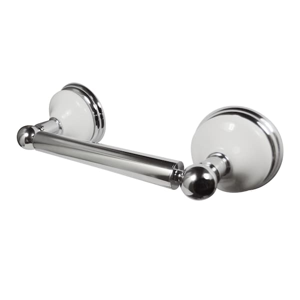 Victorian Toilet Paper Holder, Polished Chrome